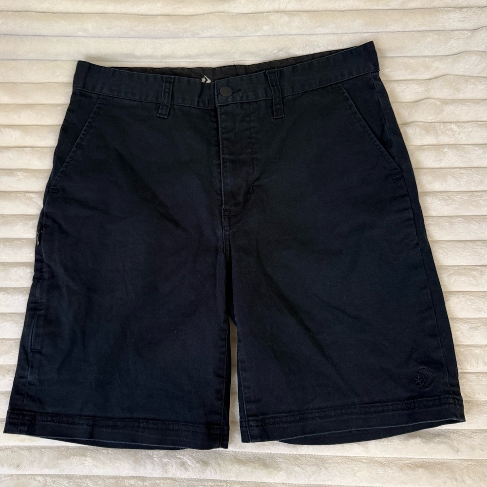 Converse black shorts size 31